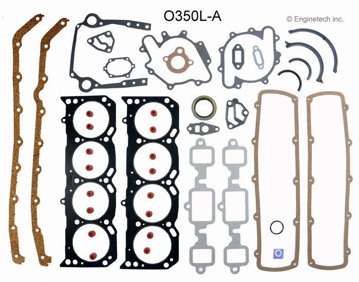 Enginetech O350L-A Gasket Set - Full