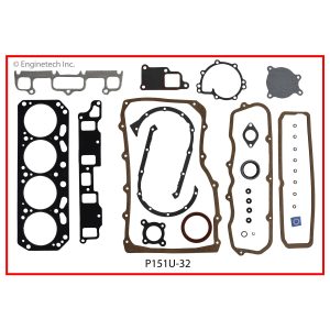 Enginetech P151U-32 Gasket Set - Full