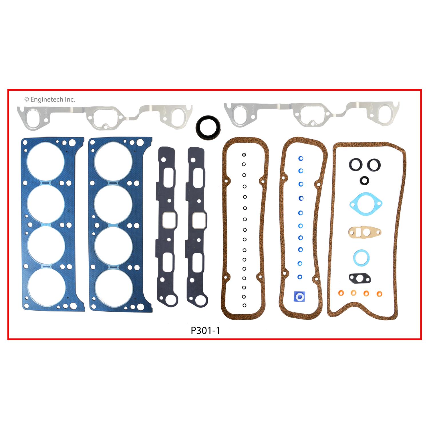 Enginetech P301-1 Gasket Set - Full