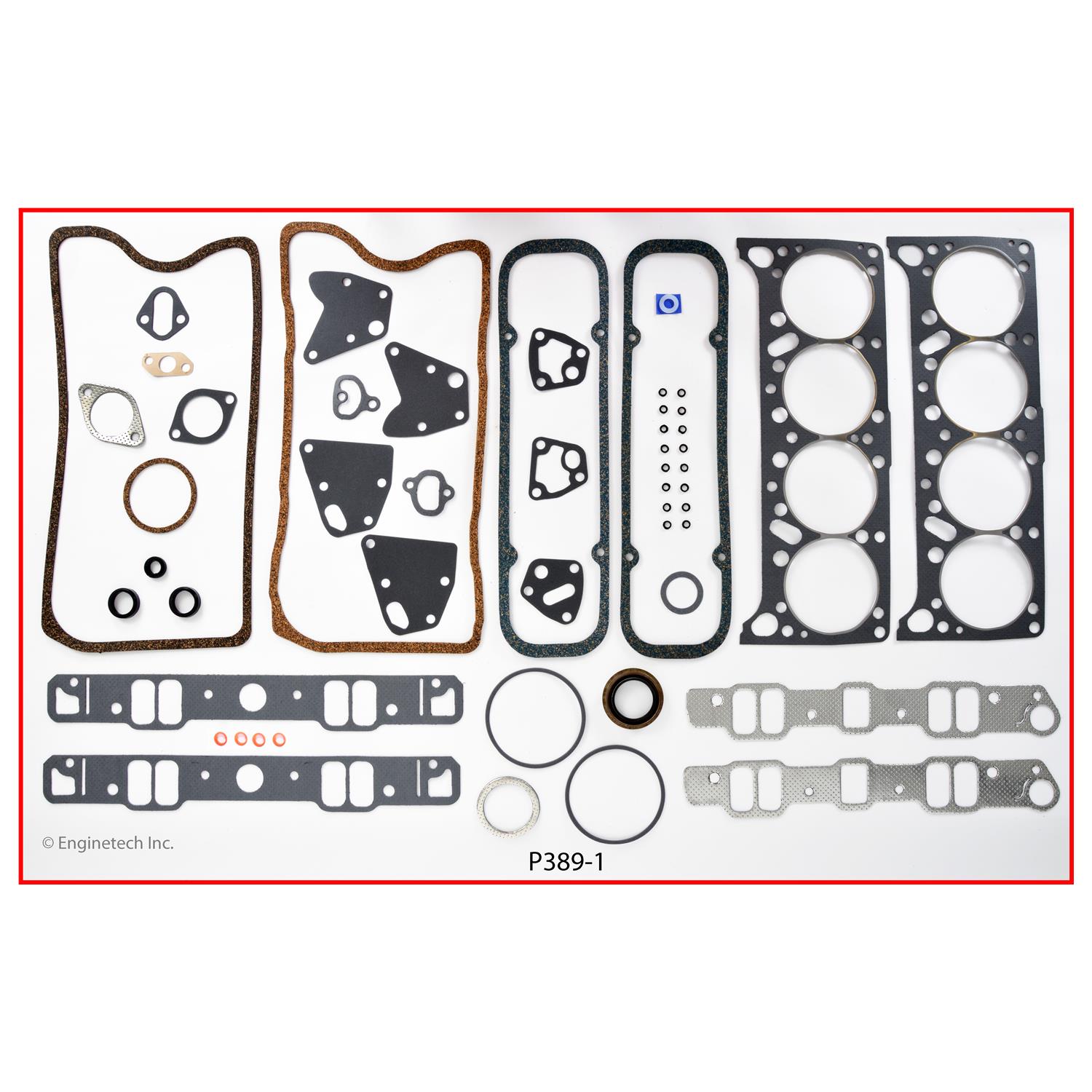 Enginetech P389-1 Gasket Set - Full
