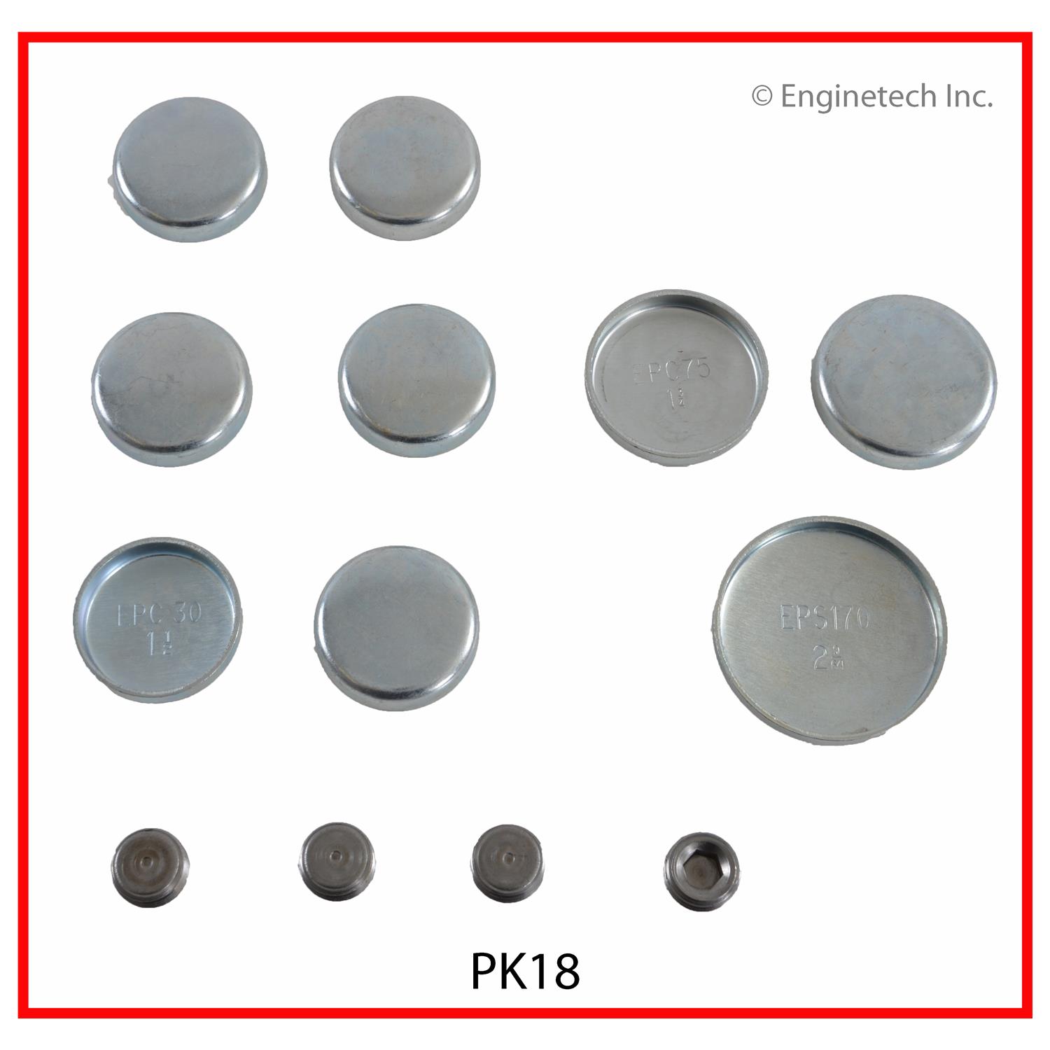 Enginetech PK18 Expansion Plug Kit