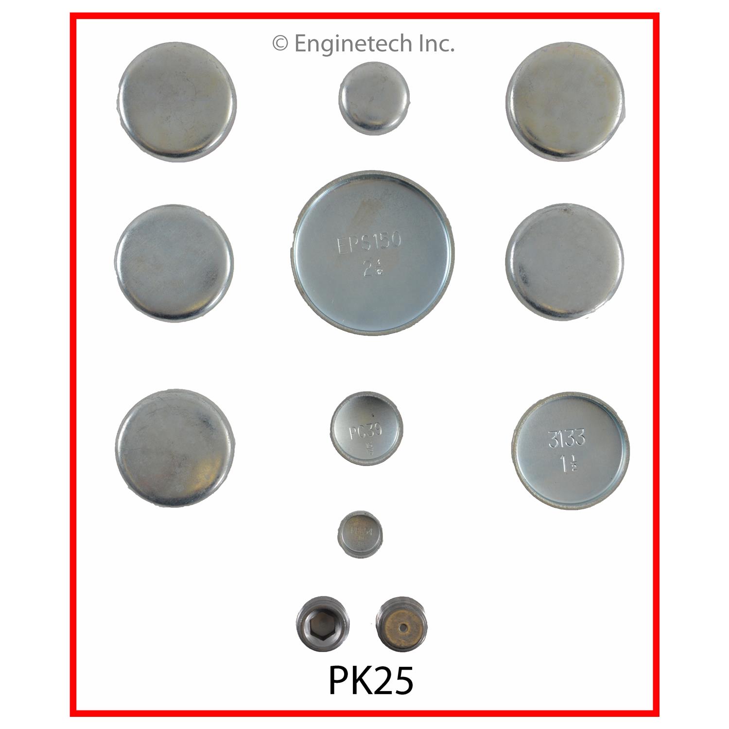 Enginetech PK25 Expansion Plug Kit