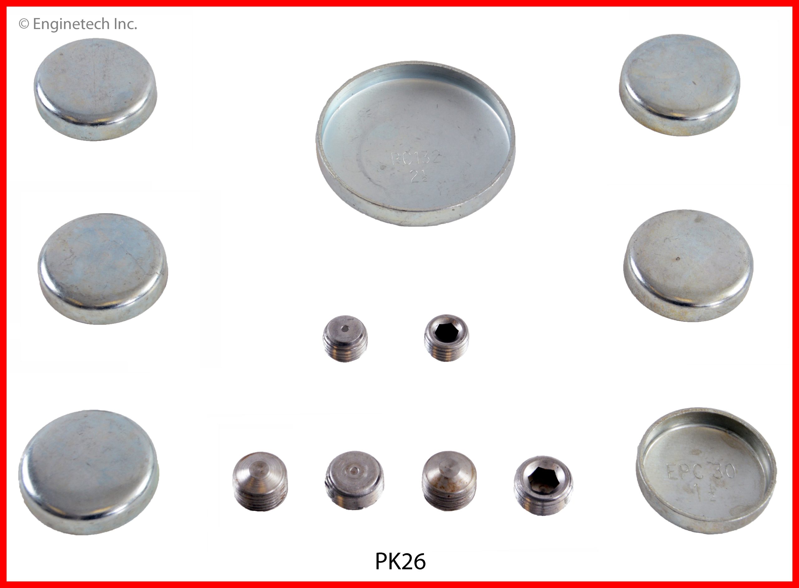 Enginetech PK26 Expansion Plug Kit