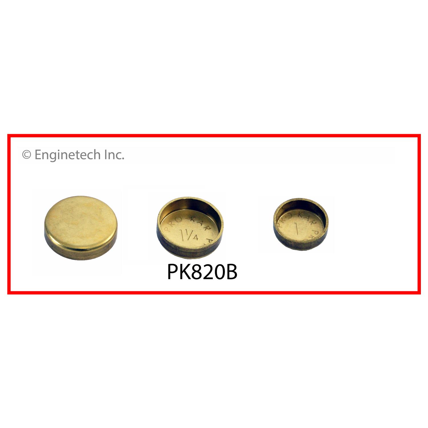Enginetech PK820B Expansion Plug Kit