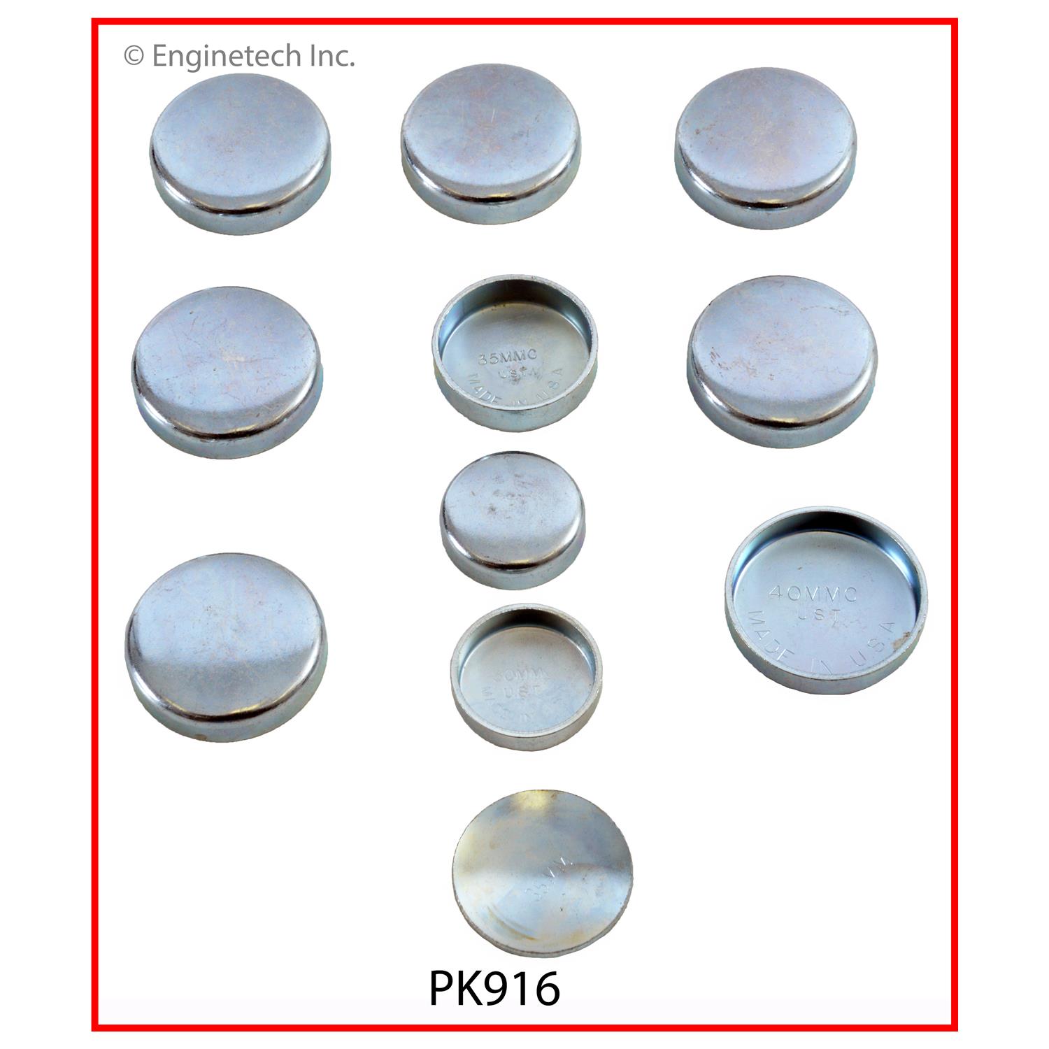 Enginetech PK916 Expansion Plug Kit