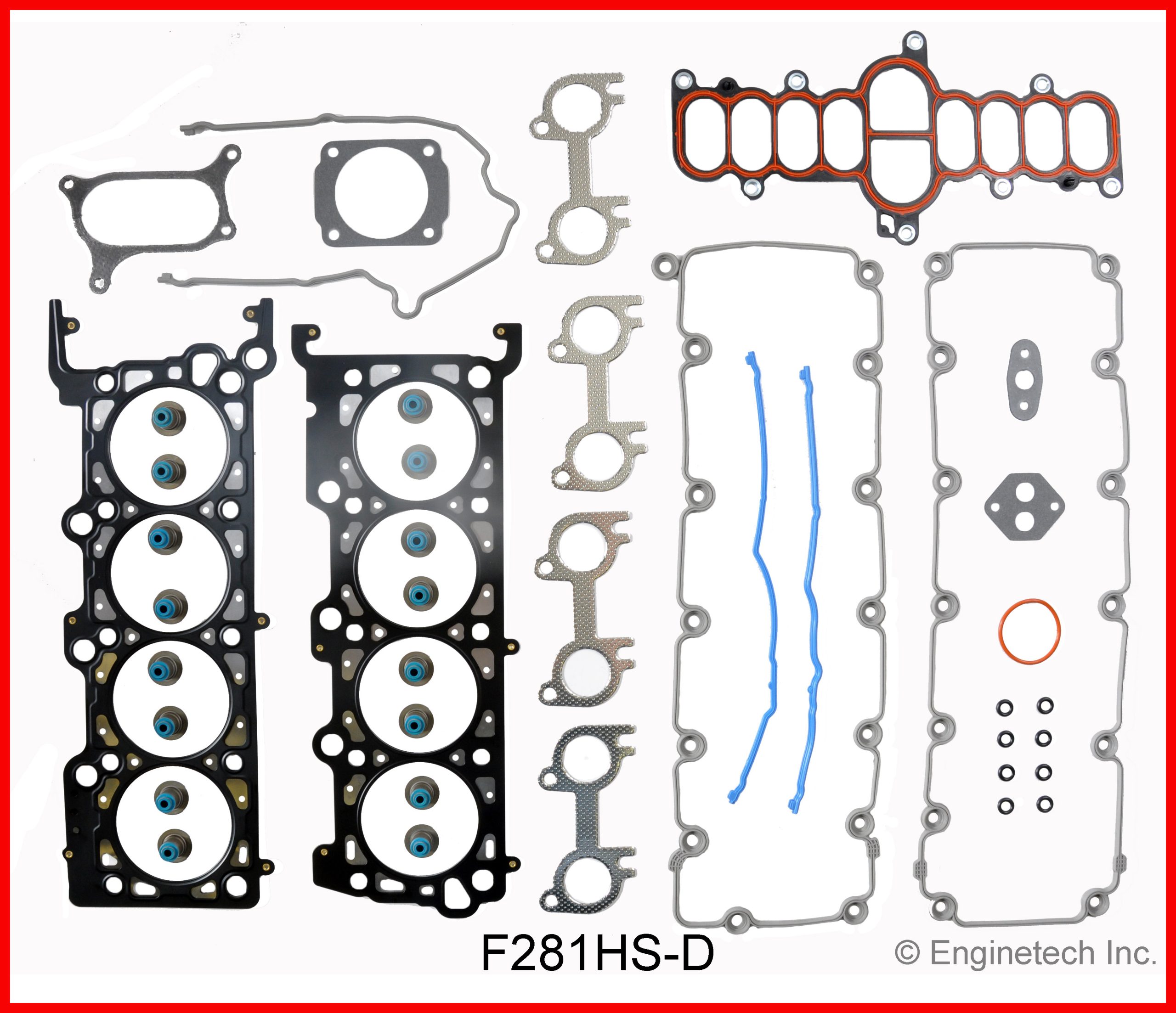 Enginetech RCF281DP-STD Engine Recon Kit
