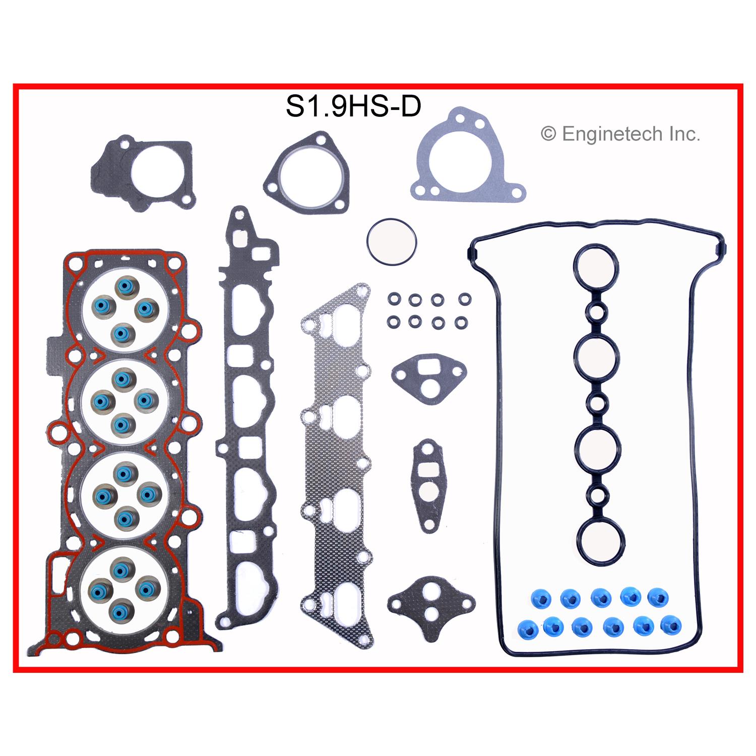 Enginetech S1.9HS-DWB Gasket Set - Head