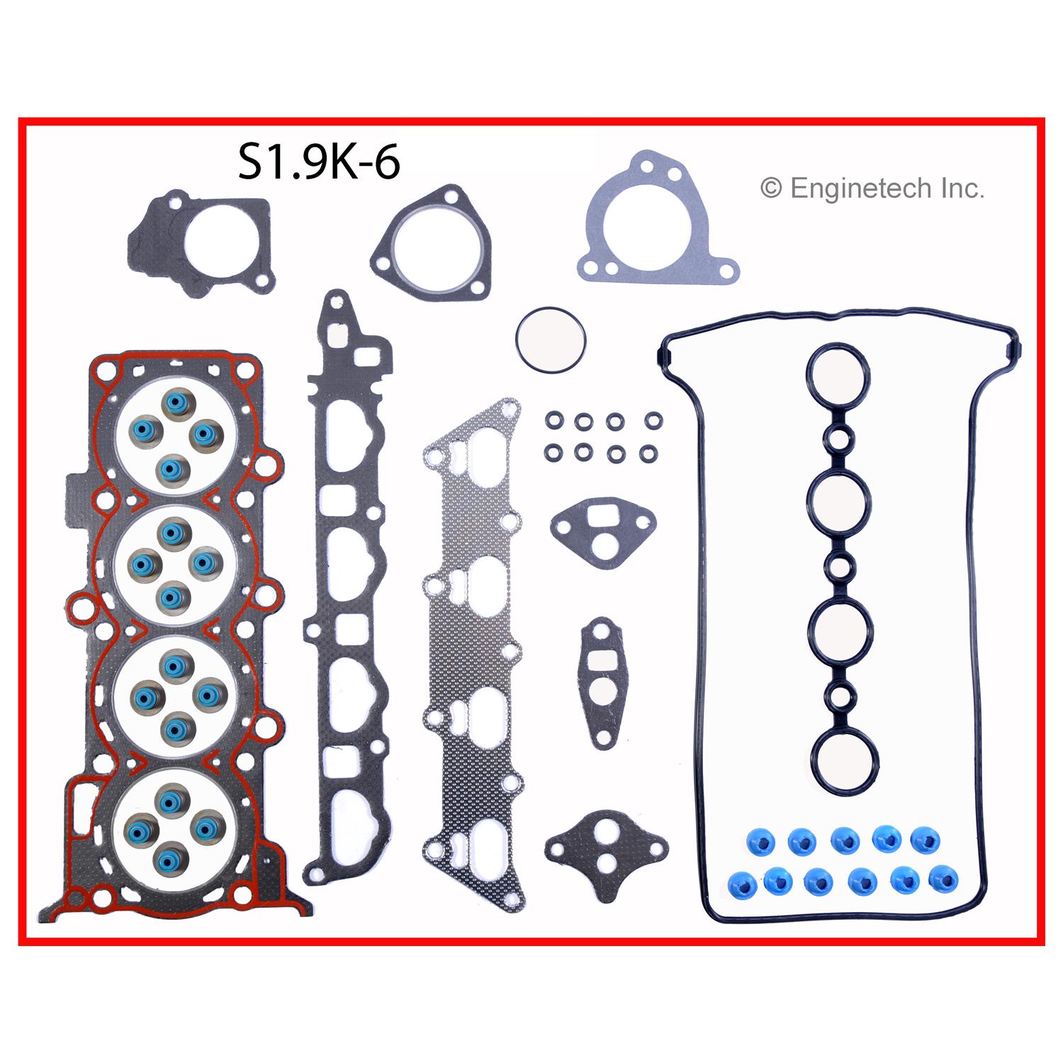 Enginetech S1.9K-6 Gasket Set - Full