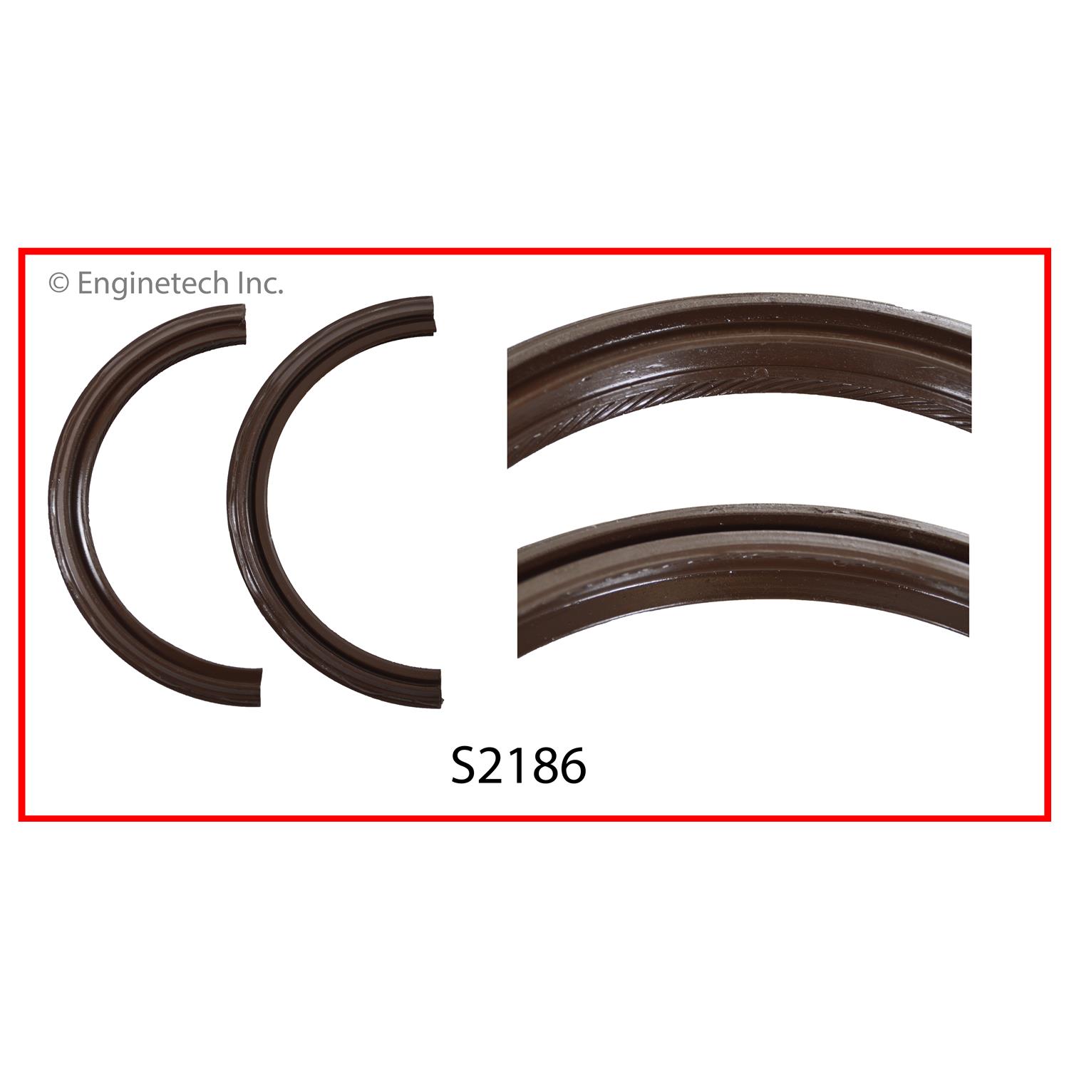Enginetech S2186 Rear Main Seal