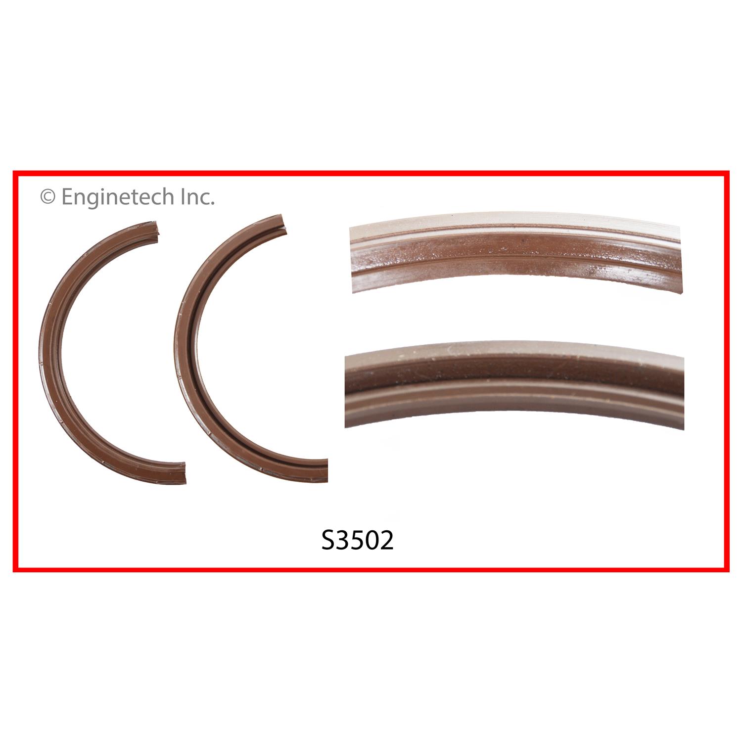 Enginetech S3502 Rear Main Seal