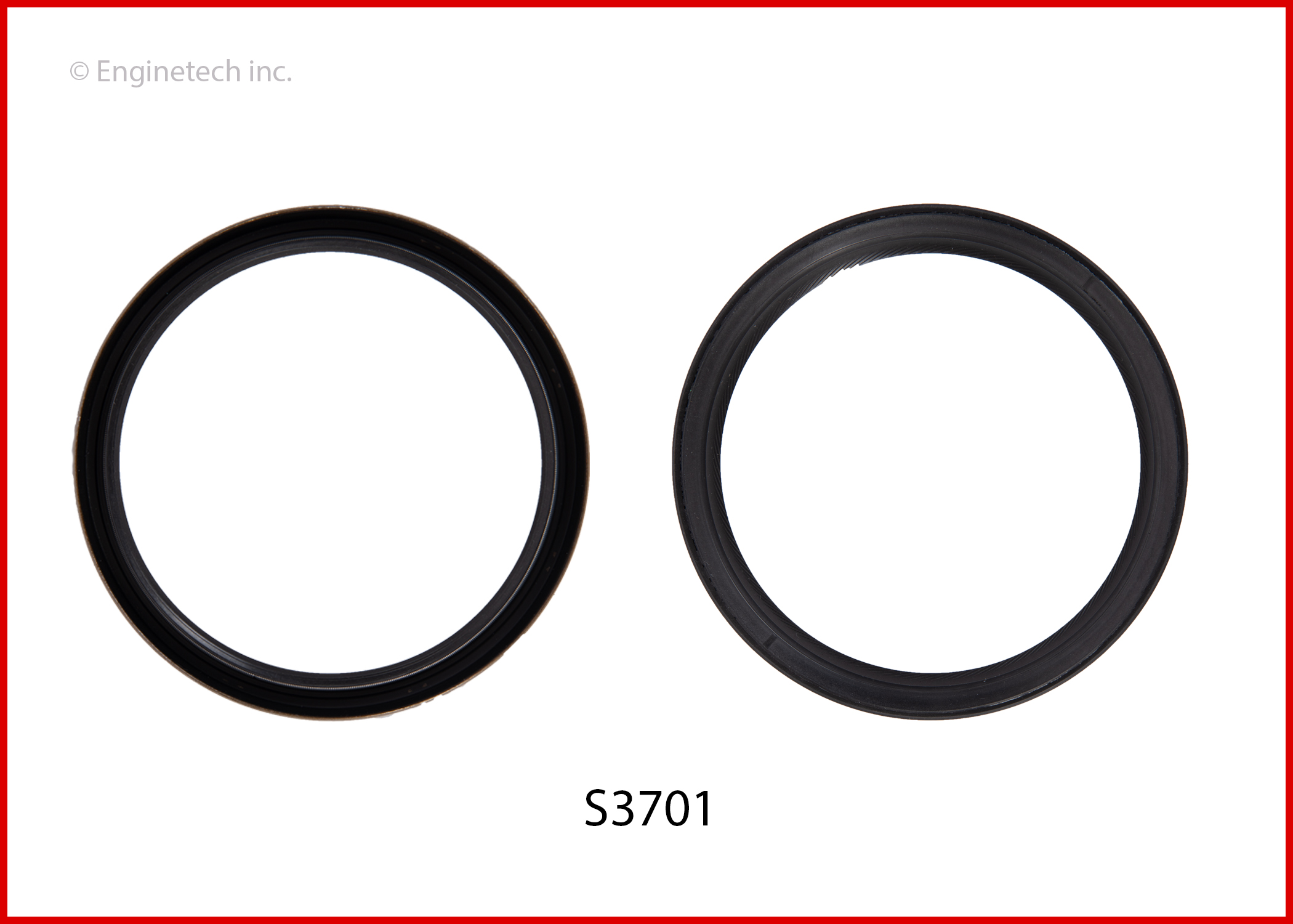 Enginetech S3701 Rear Main Seal