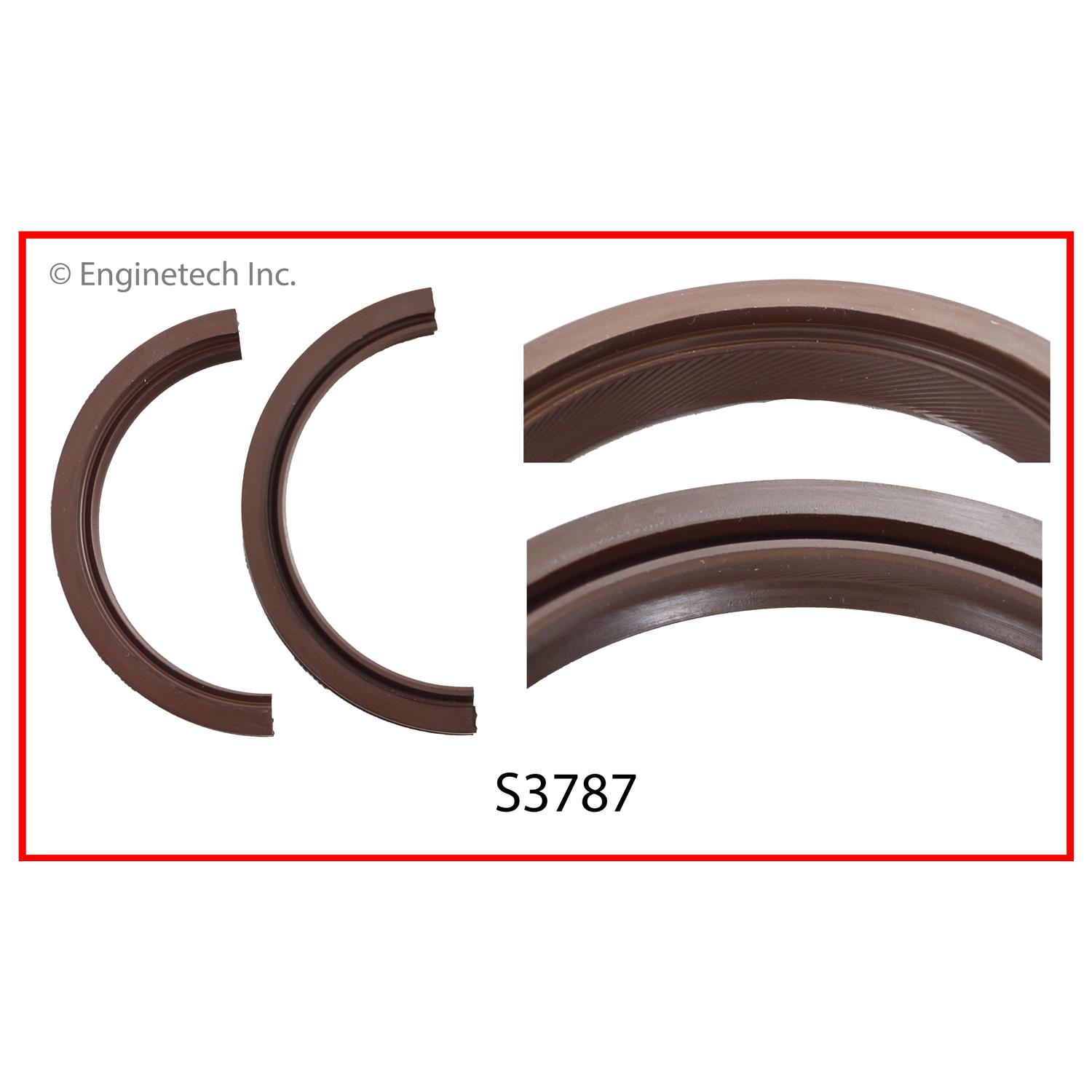 Enginetech S3787 Rear Main Seal