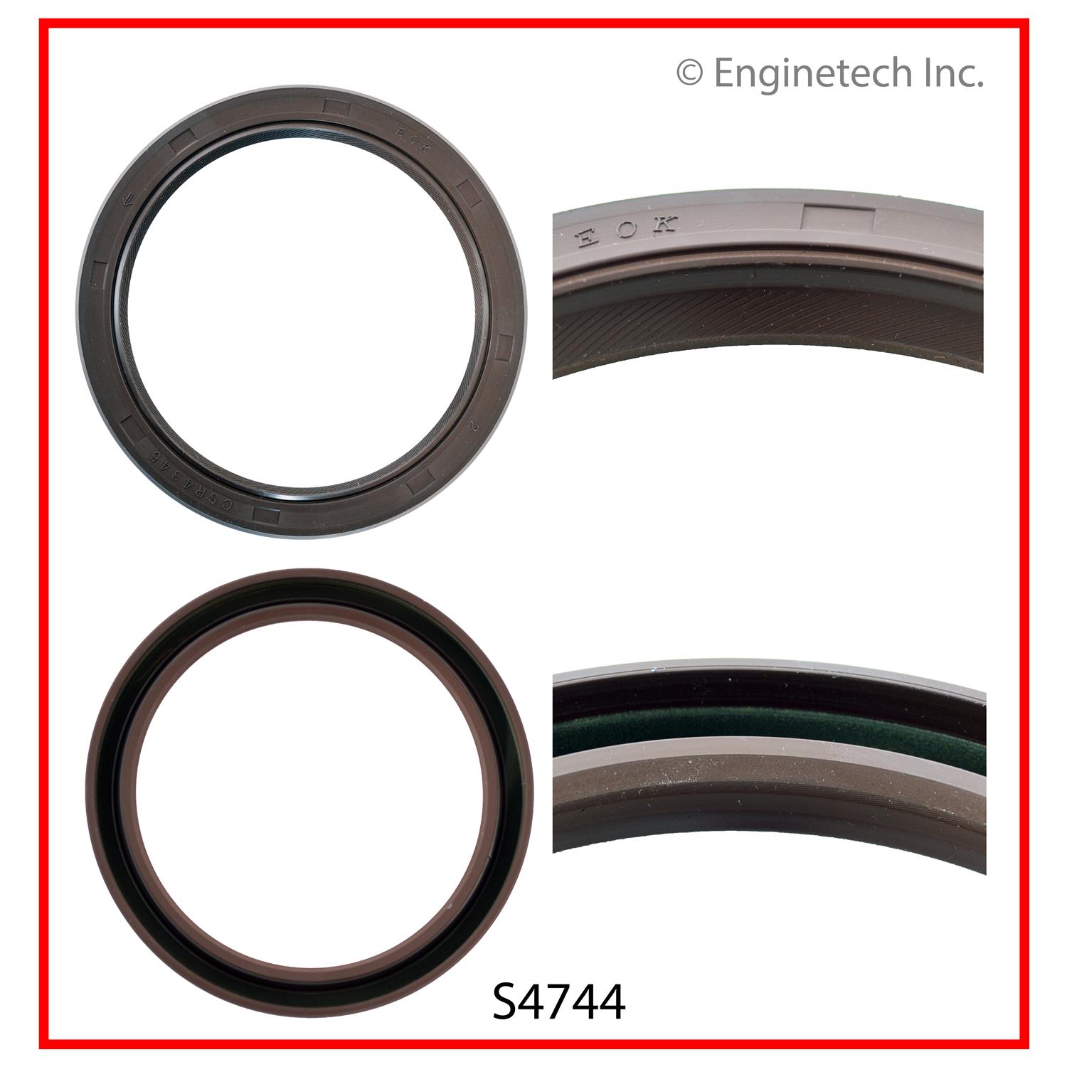 Enginetech S4744 Rear Main Seal