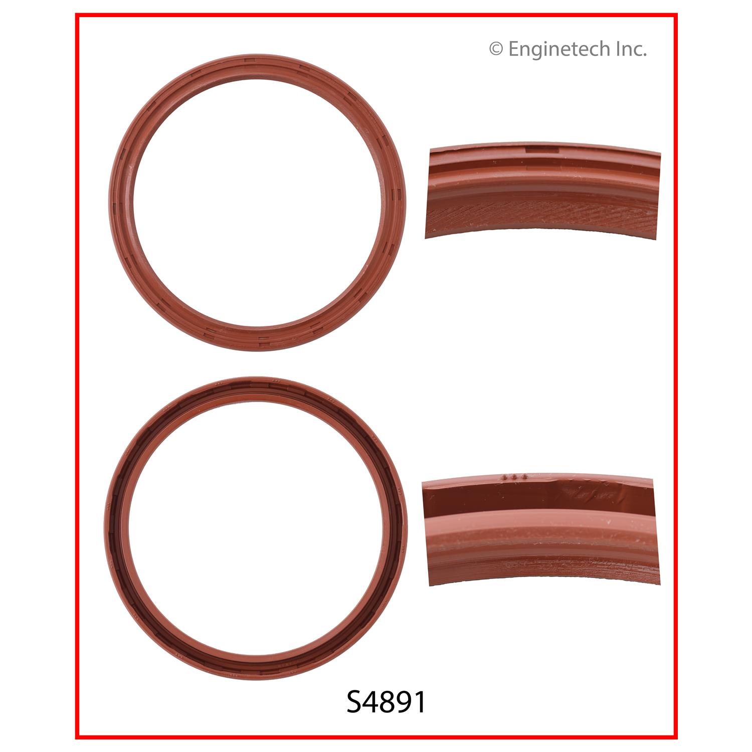 Enginetech S4891 Rear Main Seal