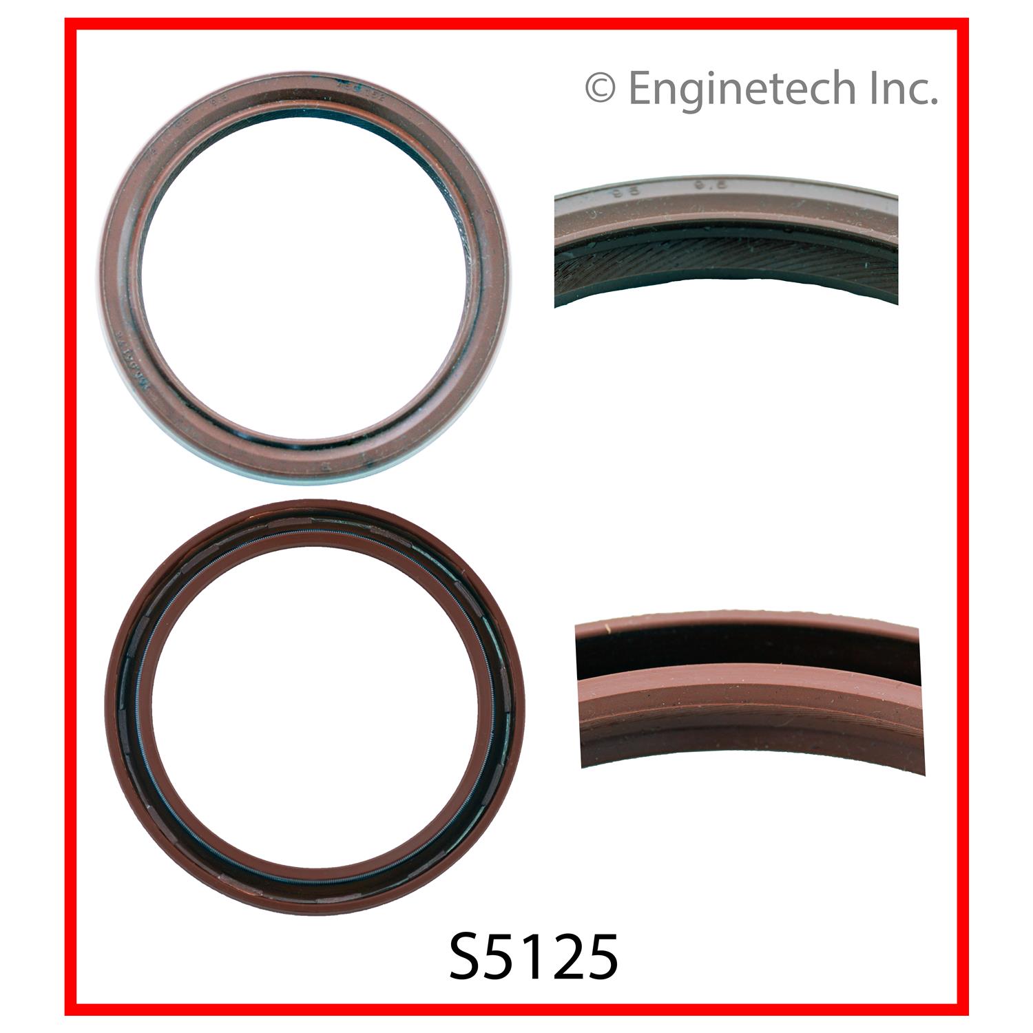 Enginetech S5125 Rear Main Seal