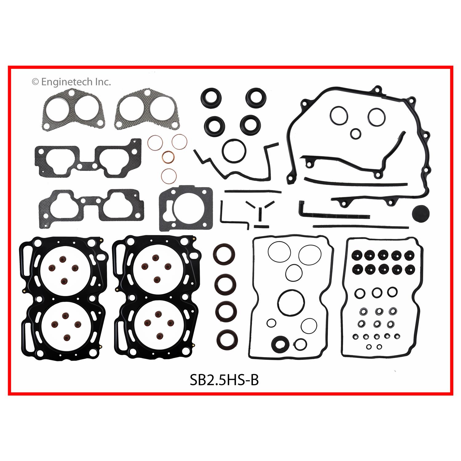 Enginetech SB2.5K-2 Gasket Set - Full