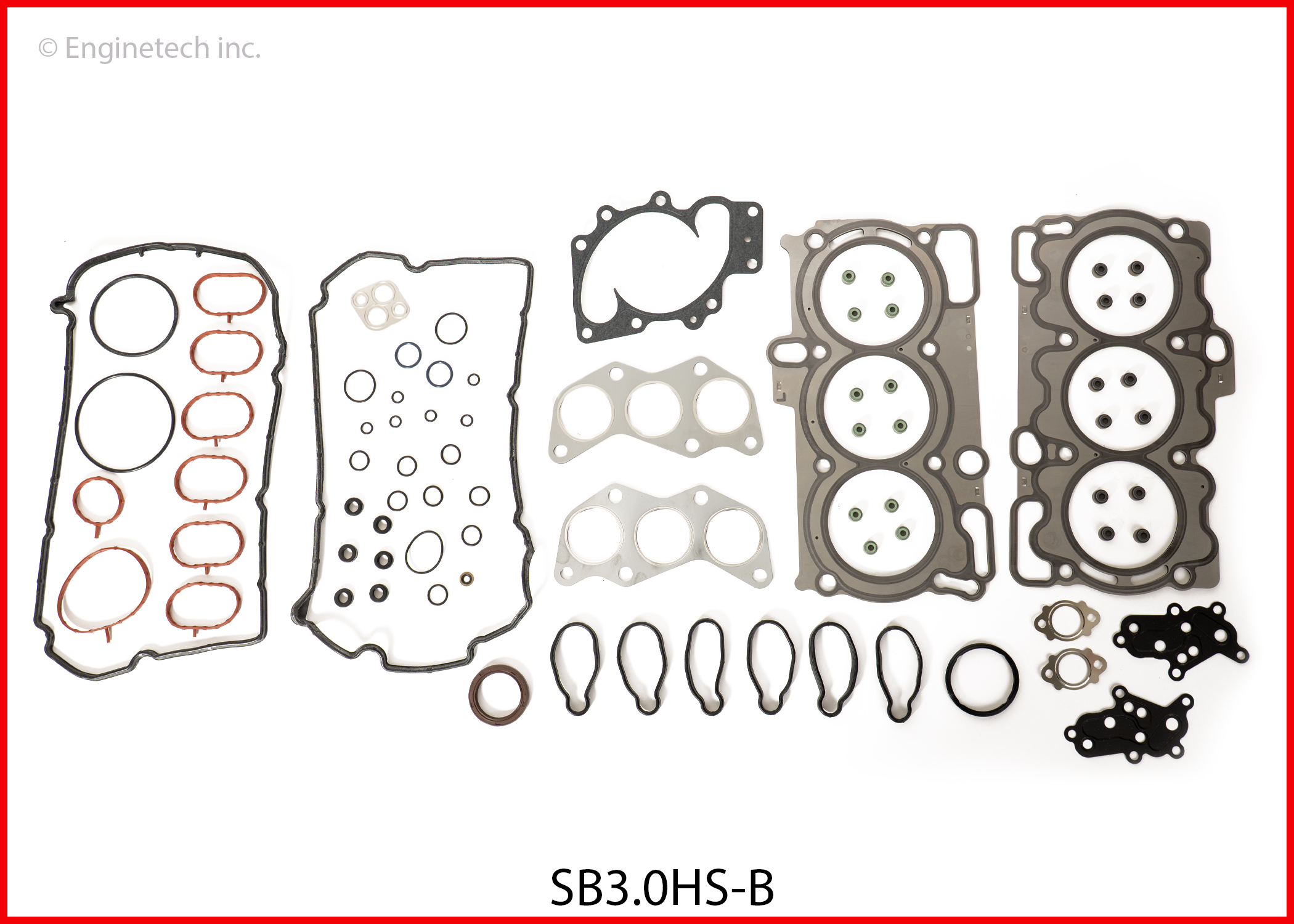 Enginetech SB3.0HS-B Gasket Set - Head