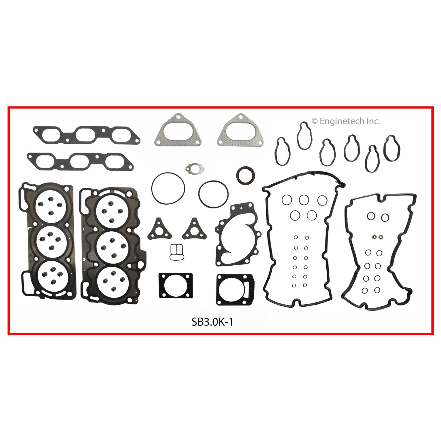Enginetech SB3.0K-1 Gasket Set - Full