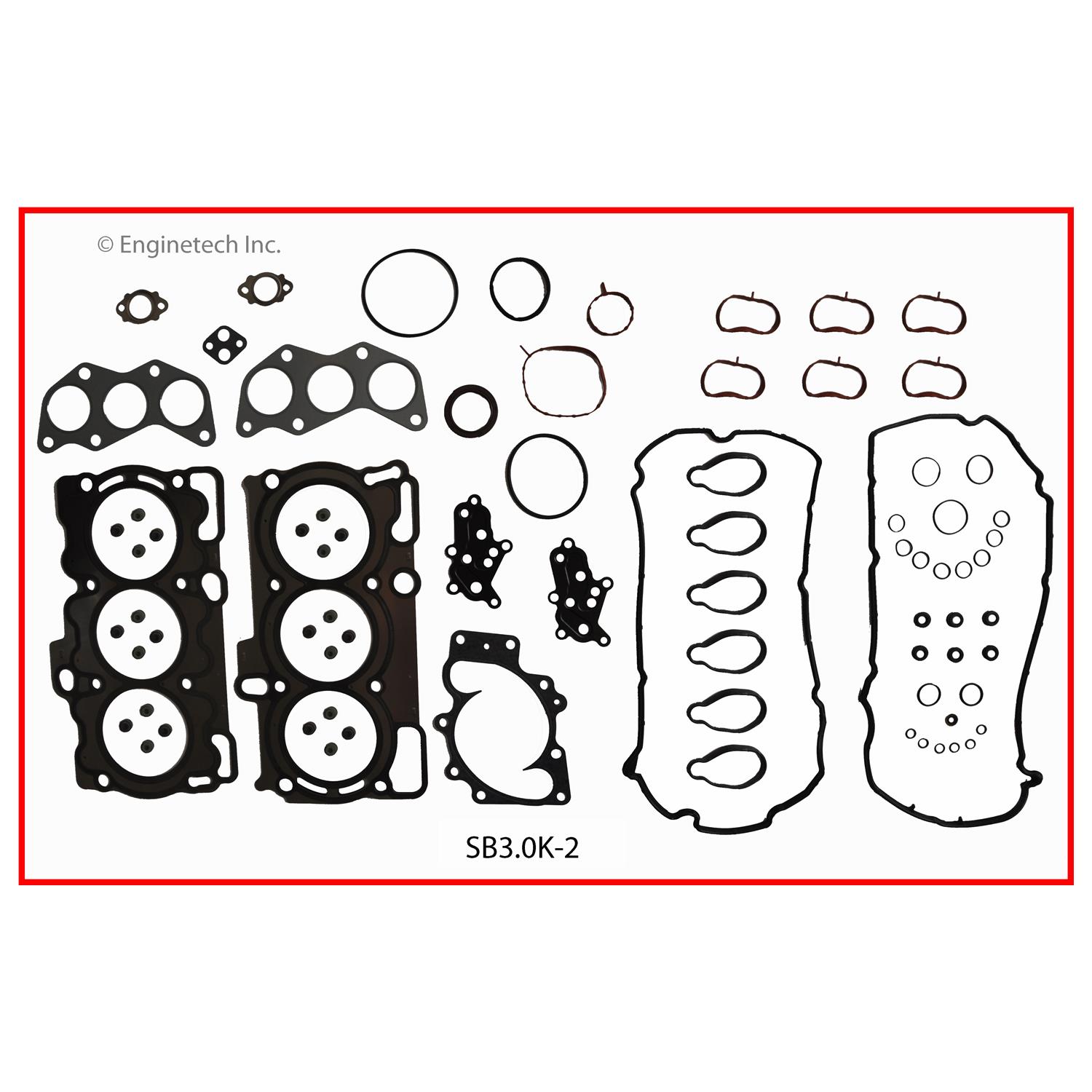 Enginetech SB3.0K-2 Gasket Set - Full