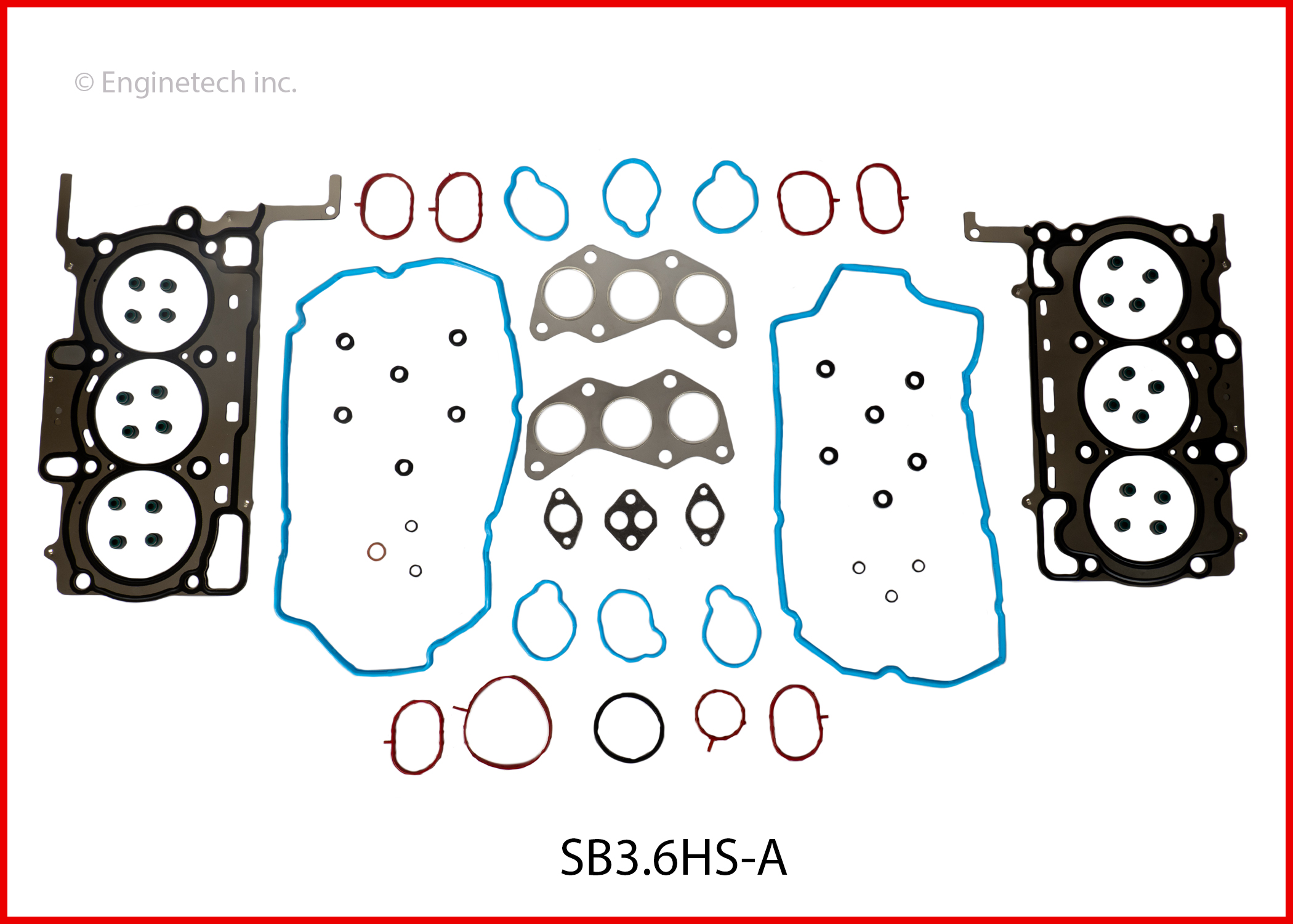 Enginetech SB3.6HS-A Gasket Set - Head