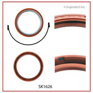 Enginetech SK1626 Rear Main Seal