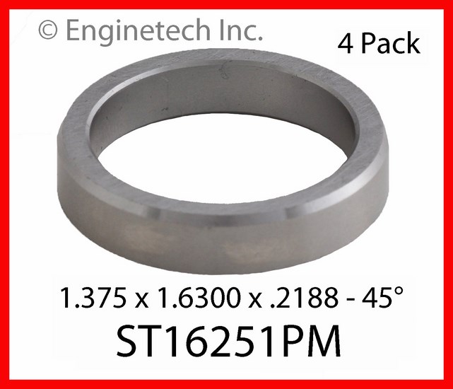 Enginetech ST16251PM Valve Seat - Set of 4