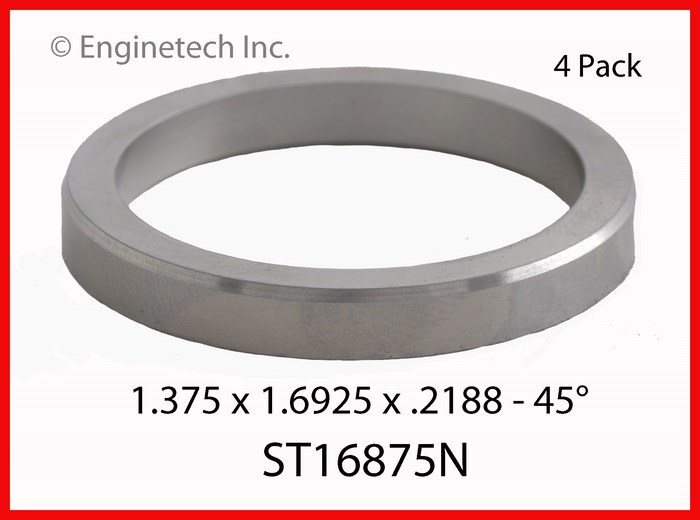Enginetech ST16875N Valve Seat - Set of 4