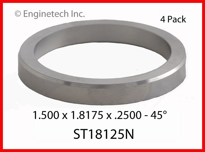 Enginetech ST18125N Valve Seat - Set of 4