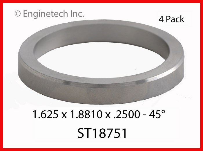 Enginetech ST18751 Valve Seat - Set of 4