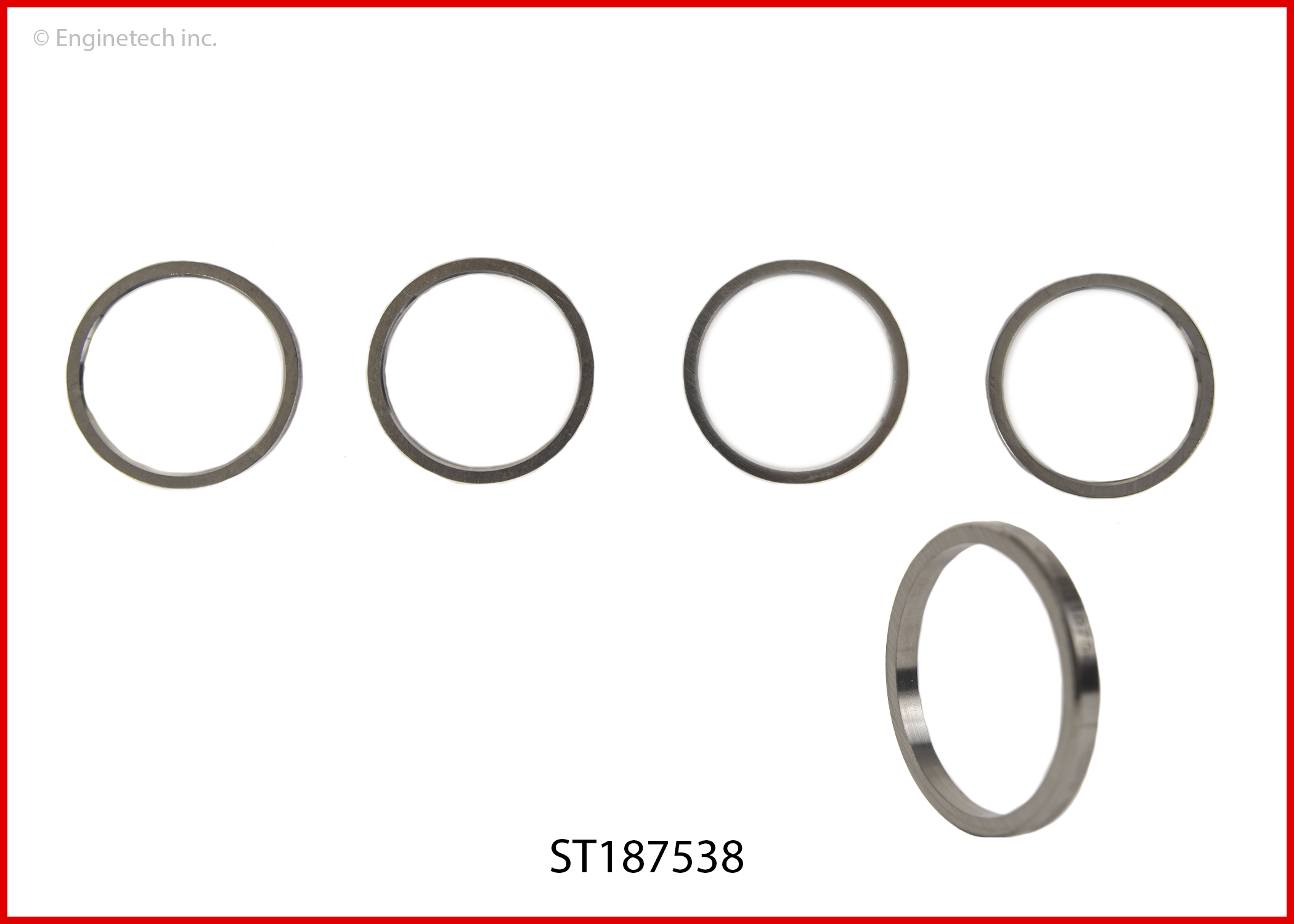 Enginetech ST187538 Valve Seat - Set of 4