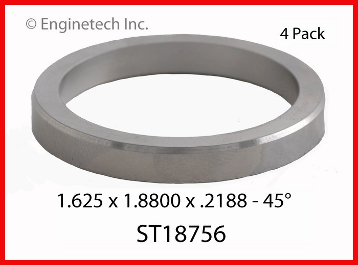 Enginetech ST18756 Valve Seat - Set of 4