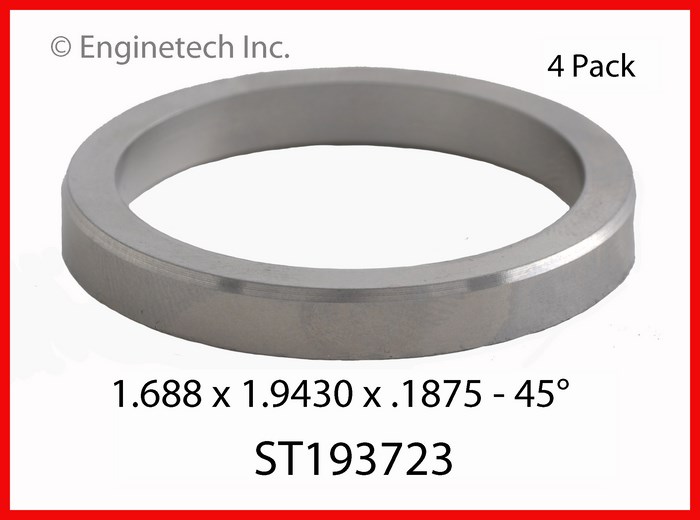 Enginetech ST193723 Valve Seat - Set of 4