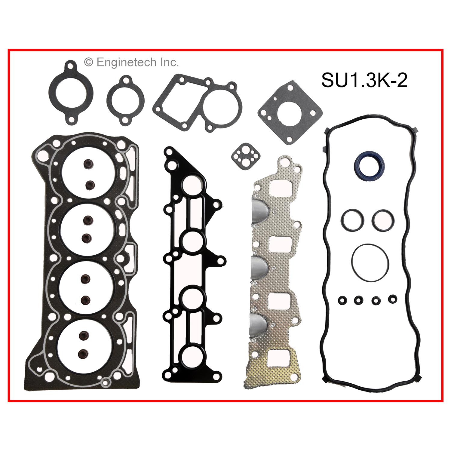 Enginetech SU1.3K-2 Gasket Set - Full