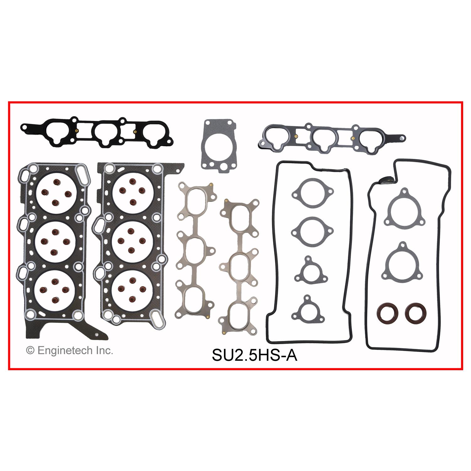 Enginetech SU2.5HS-AWB Gasket Set - Head