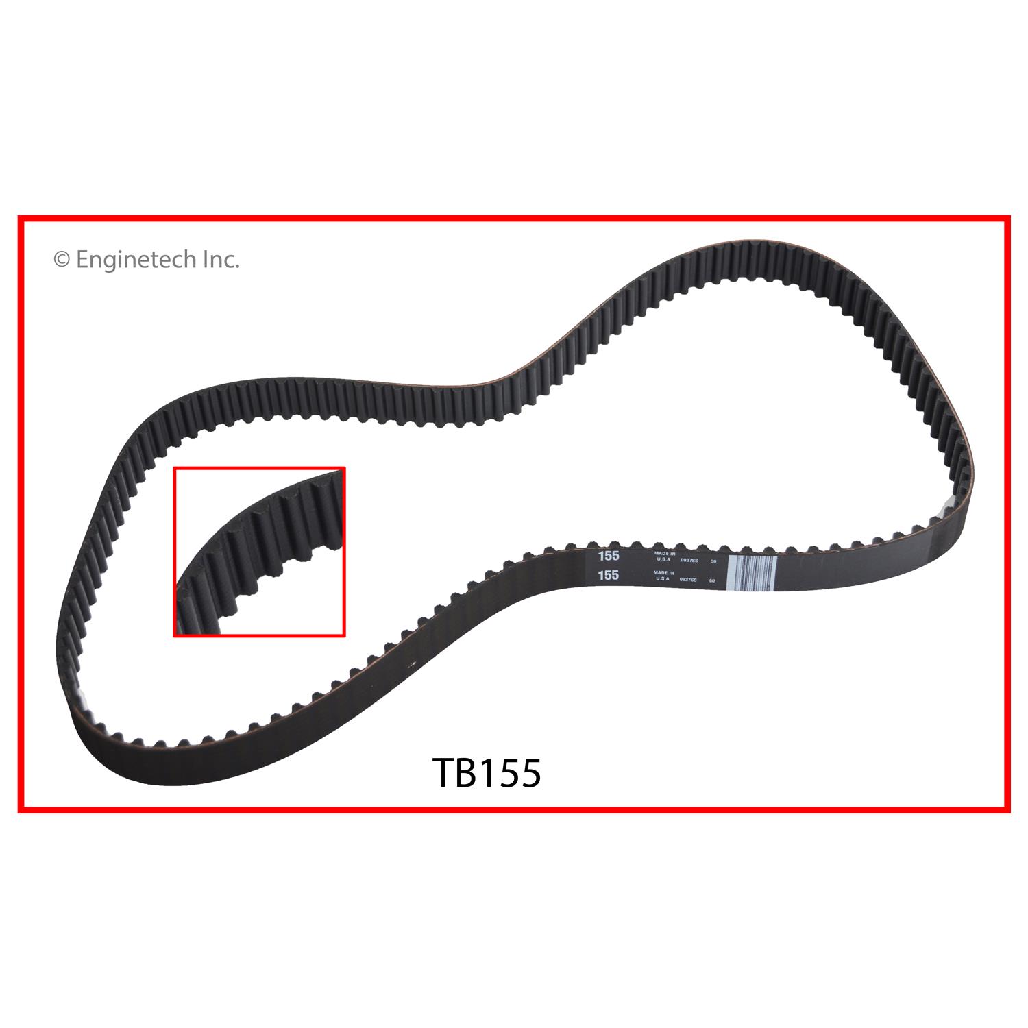 Enginetech TB155 Timing Belt