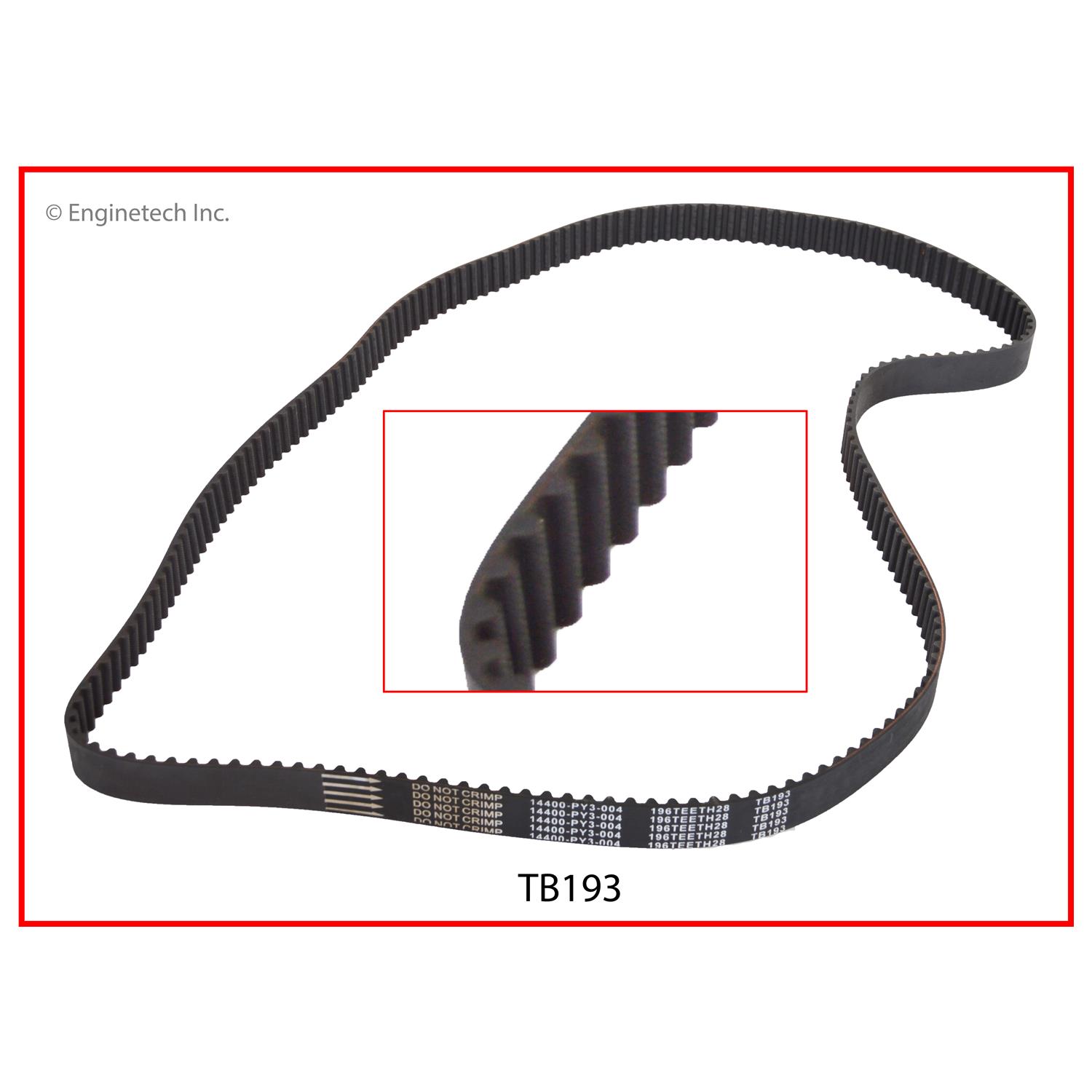Enginetech TB193 Timing Belt