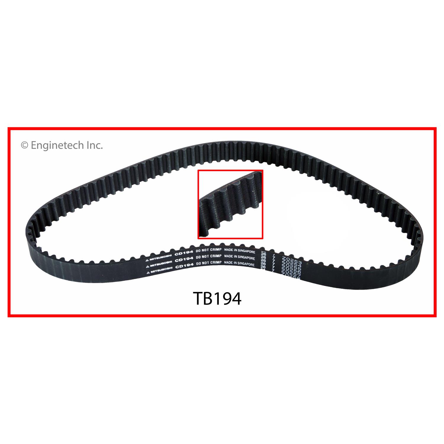 Enginetech TB194 Timing Belt