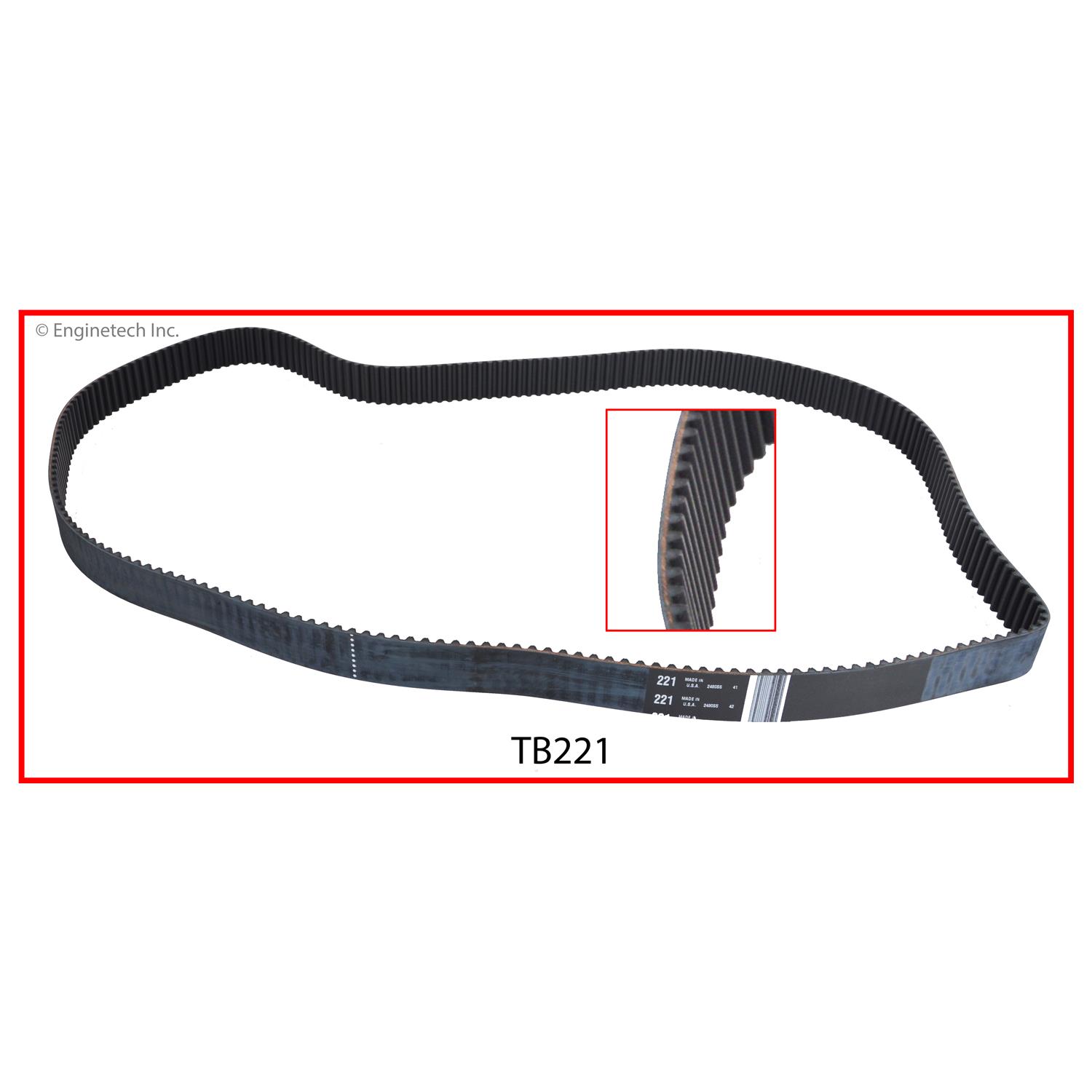 Enginetech TB221 Timing Belt