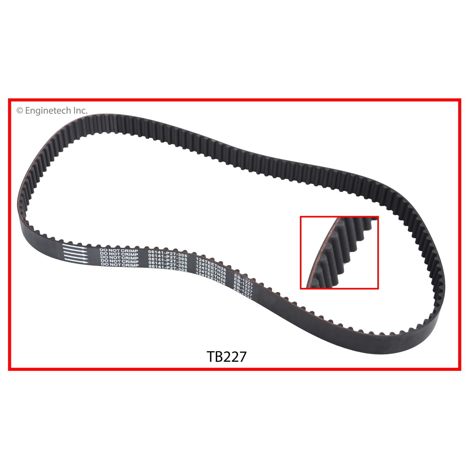 Enginetech TB227 Timing Belt