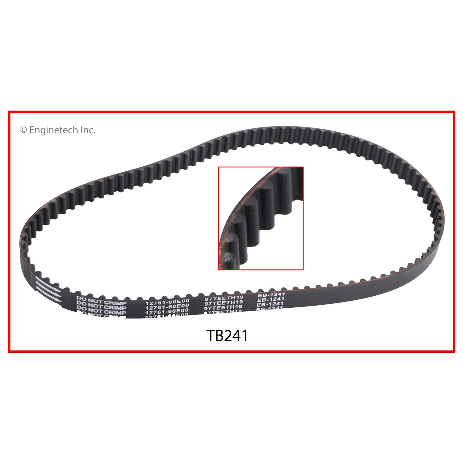 Enginetech TB241 Timing Belt