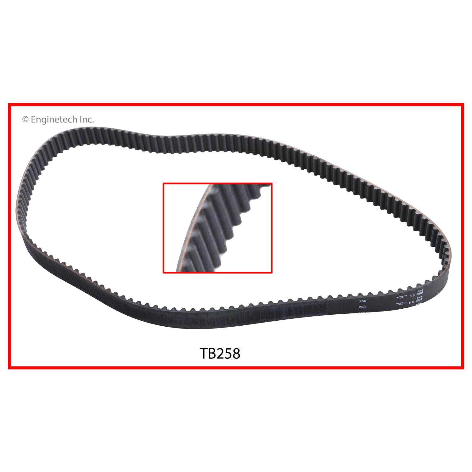 Enginetech TB258 Timing Belt