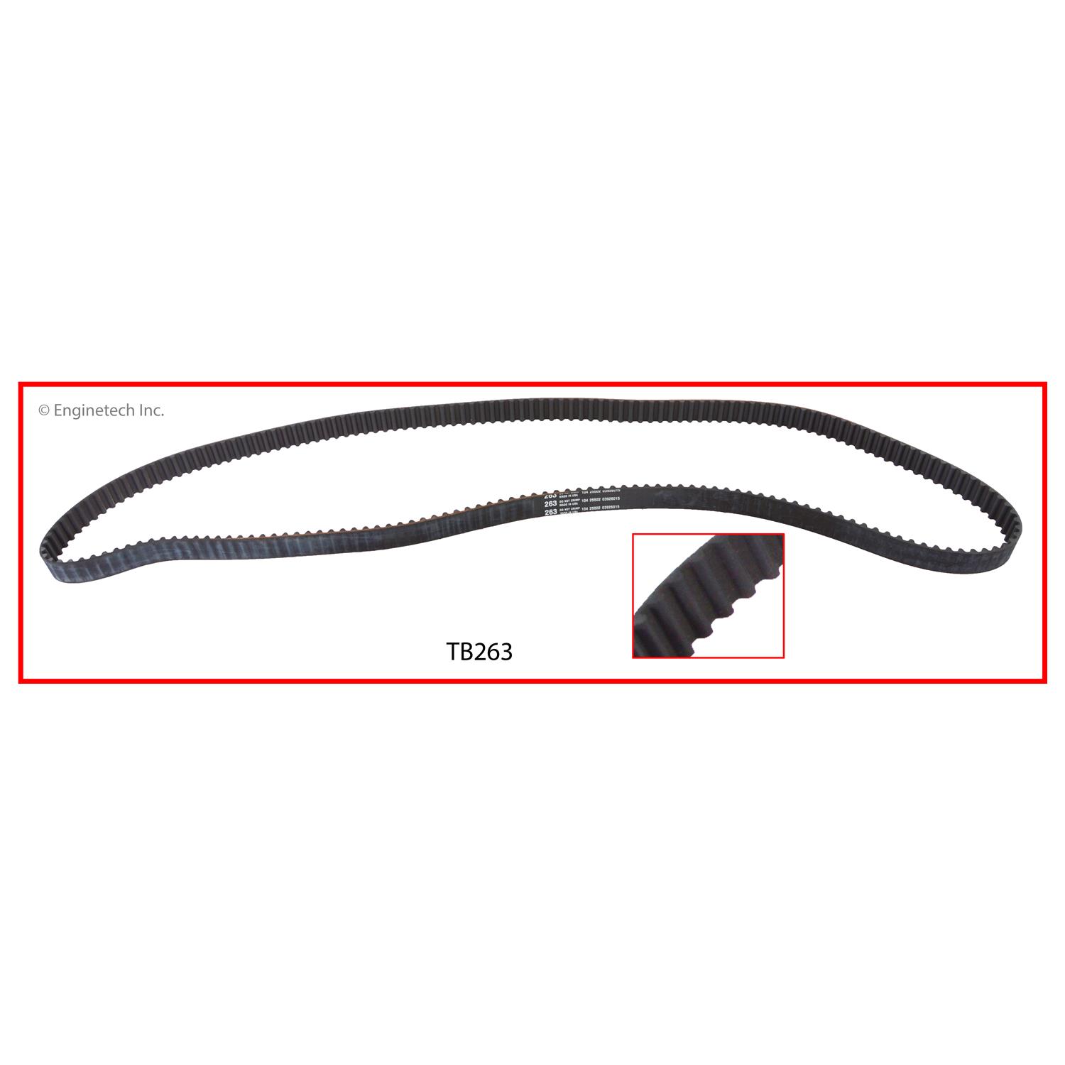 Enginetech TB263 Timing Belt