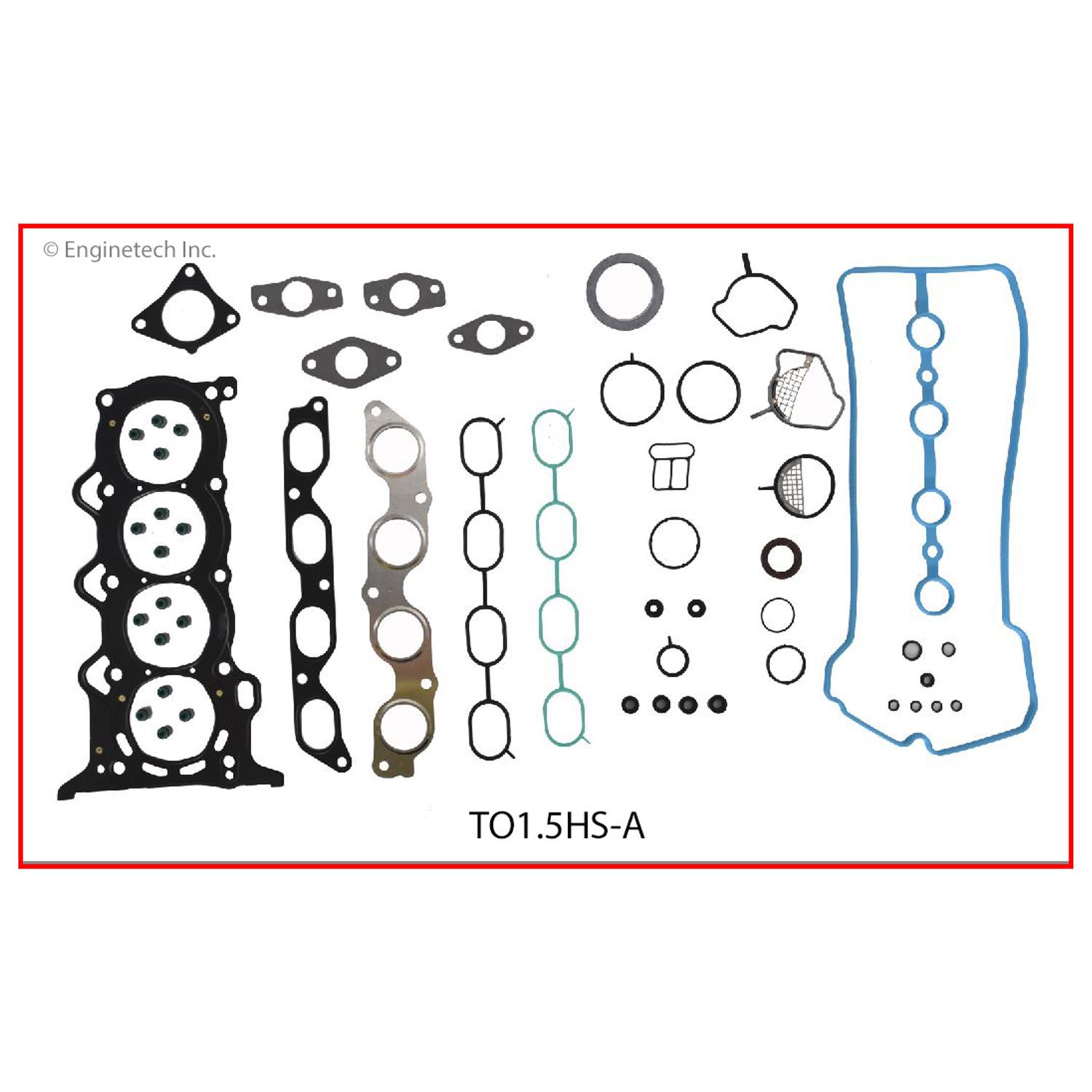 Enginetech TO1.5HS-A Gasket Set - Head