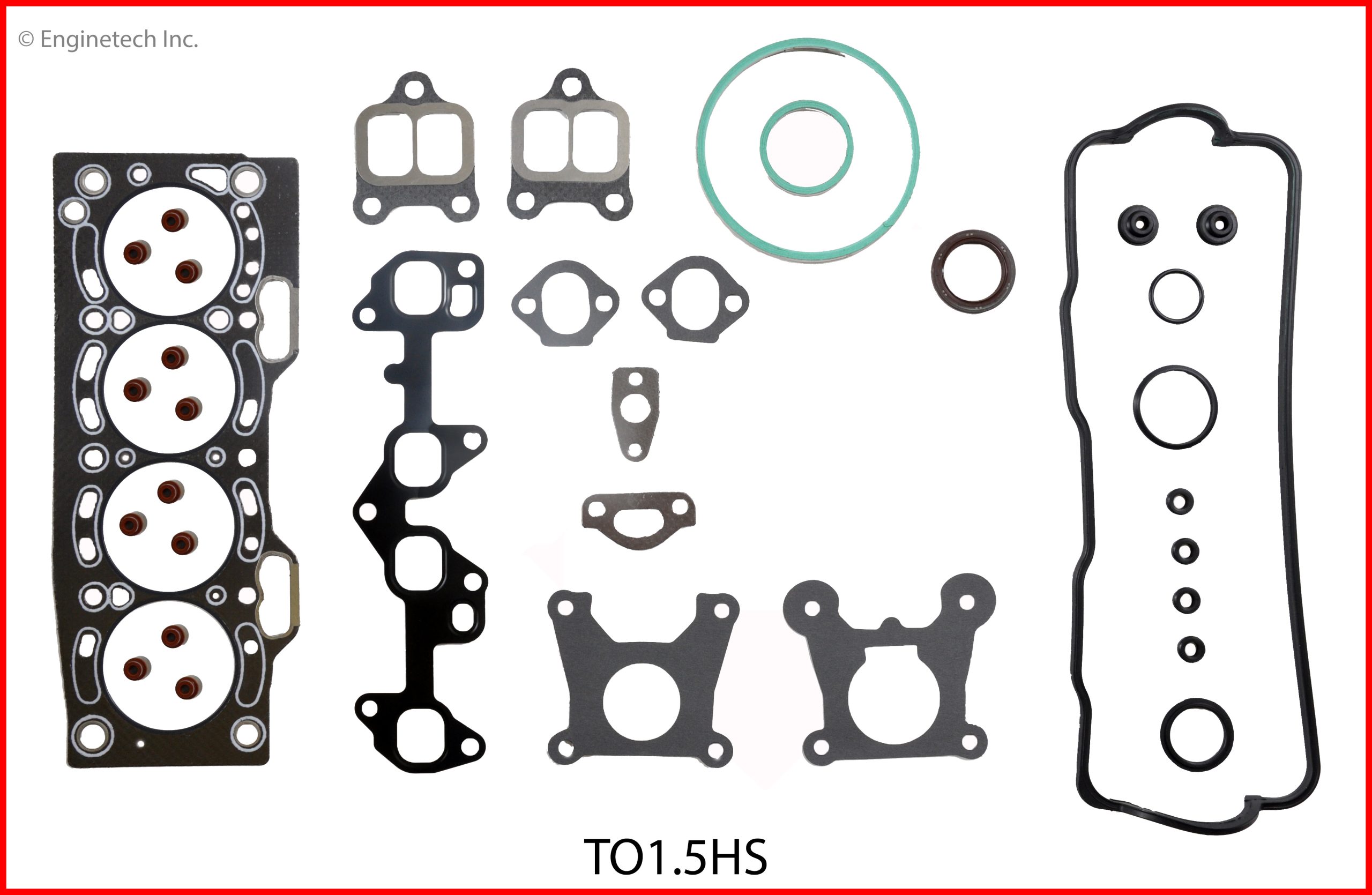 Enginetech TO1.5HS Gasket Set - Head