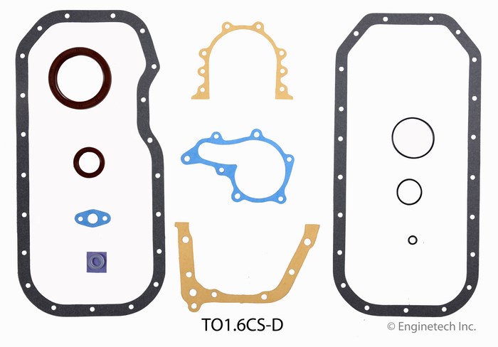 Enginetech TO1.6CS-D Gasket Set - Lower