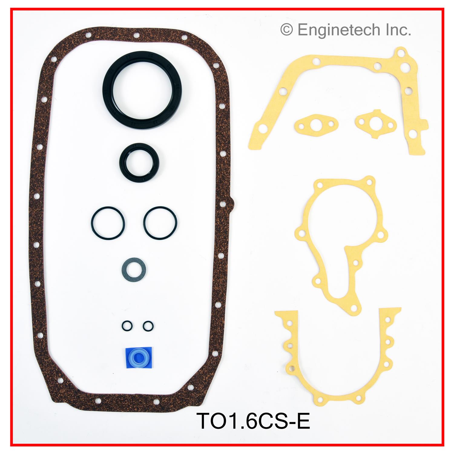 Enginetech TO1.6CS-E Gasket Set - Lower