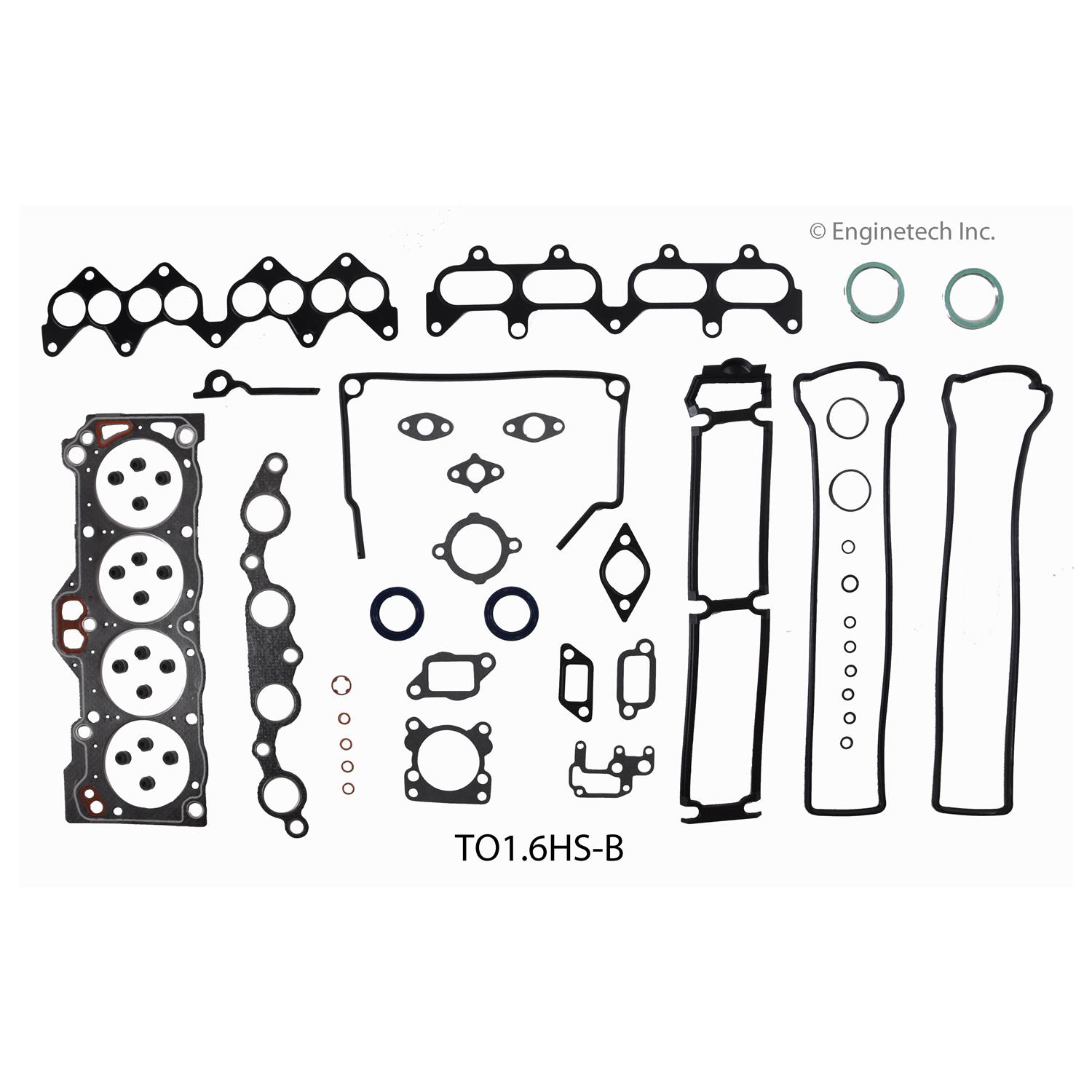 Enginetech TO1.6HS-BWB Gasket Set - Head