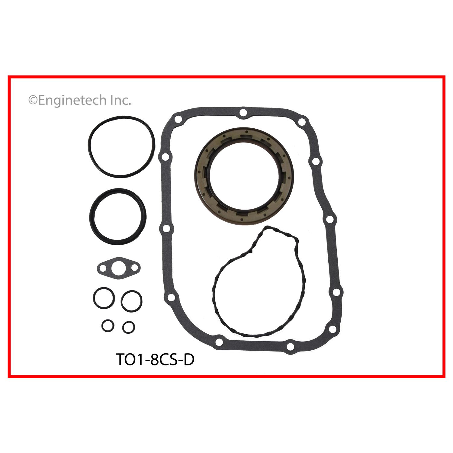 Enginetech TO1.8CS-D Gasket Set - Lower