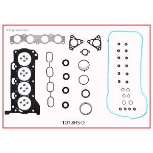 Enginetech TO1.8HS-DWB Gasket Set - Head