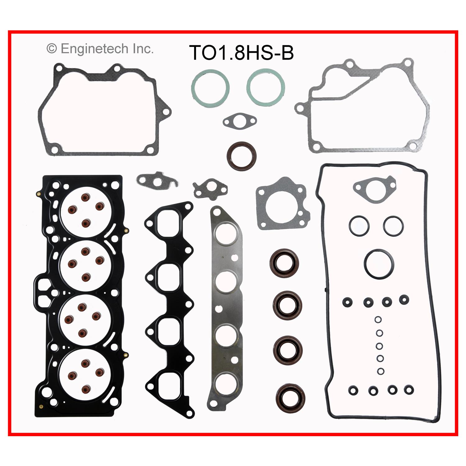 Enginetech TO1.8K-2 Gasket Set - Full